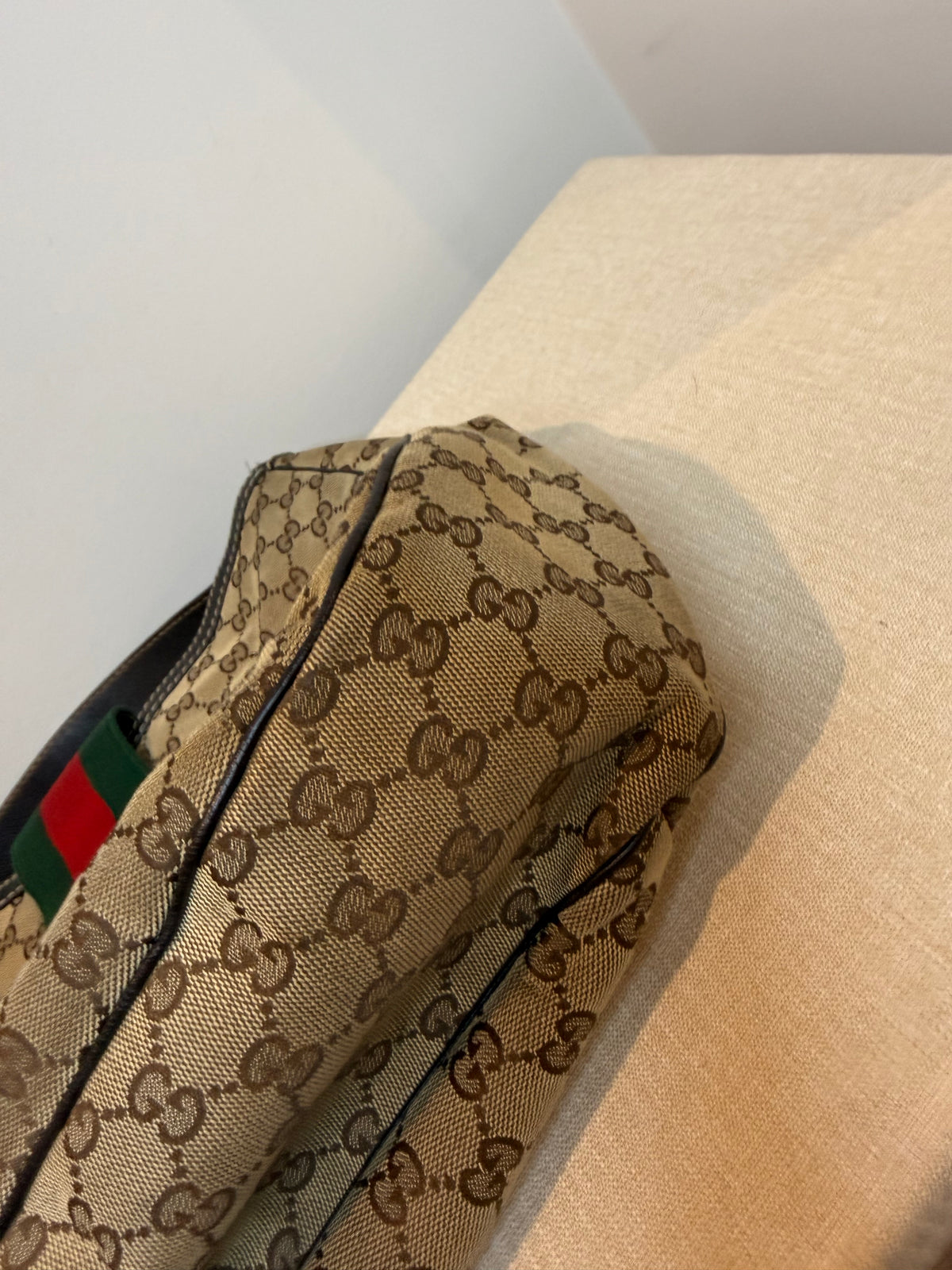 Pre-owned Gucci Brown GG canvas New Ladies Hobo Bag