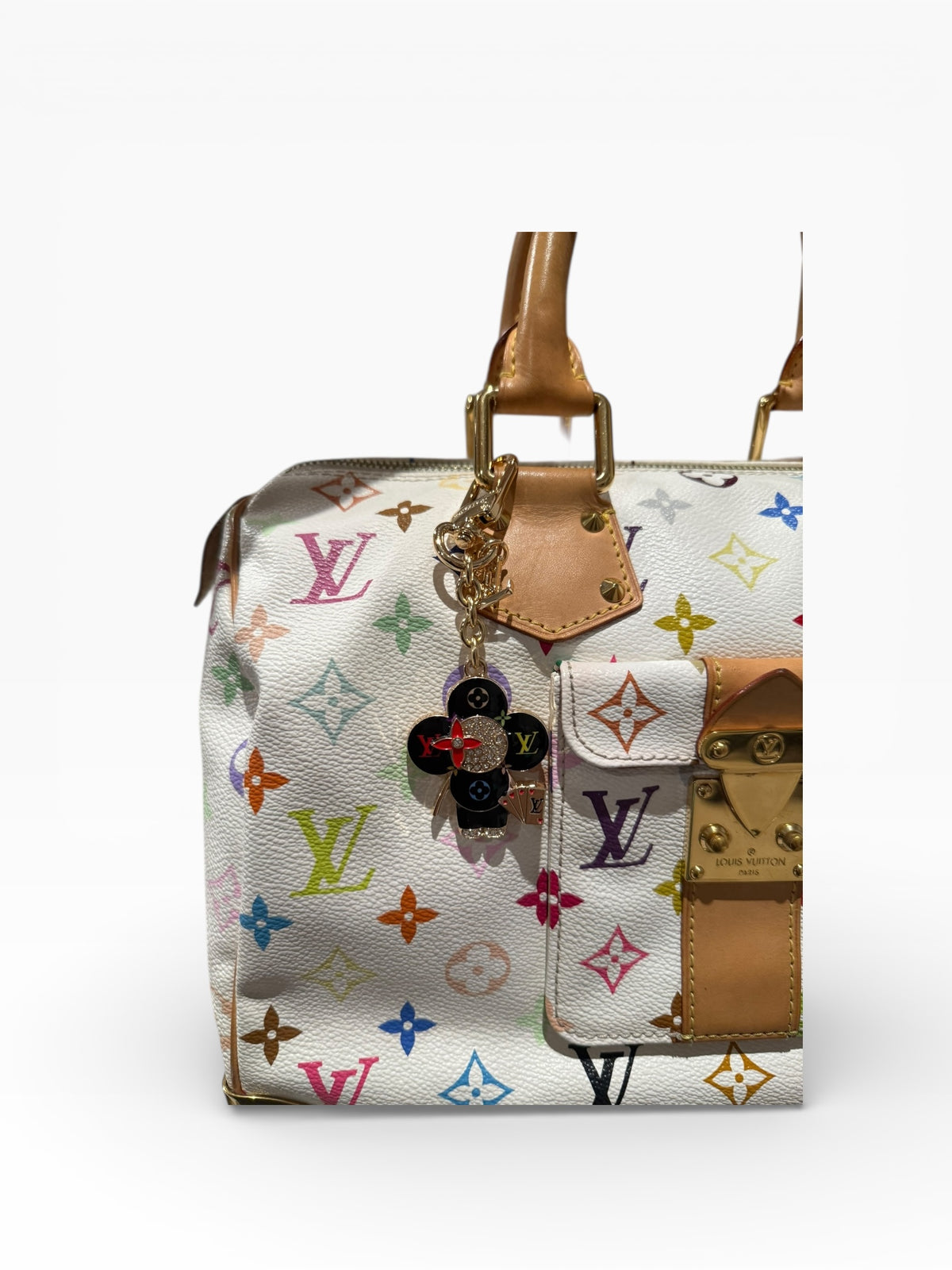 INSPIRED Black Vivi key chain bag charm