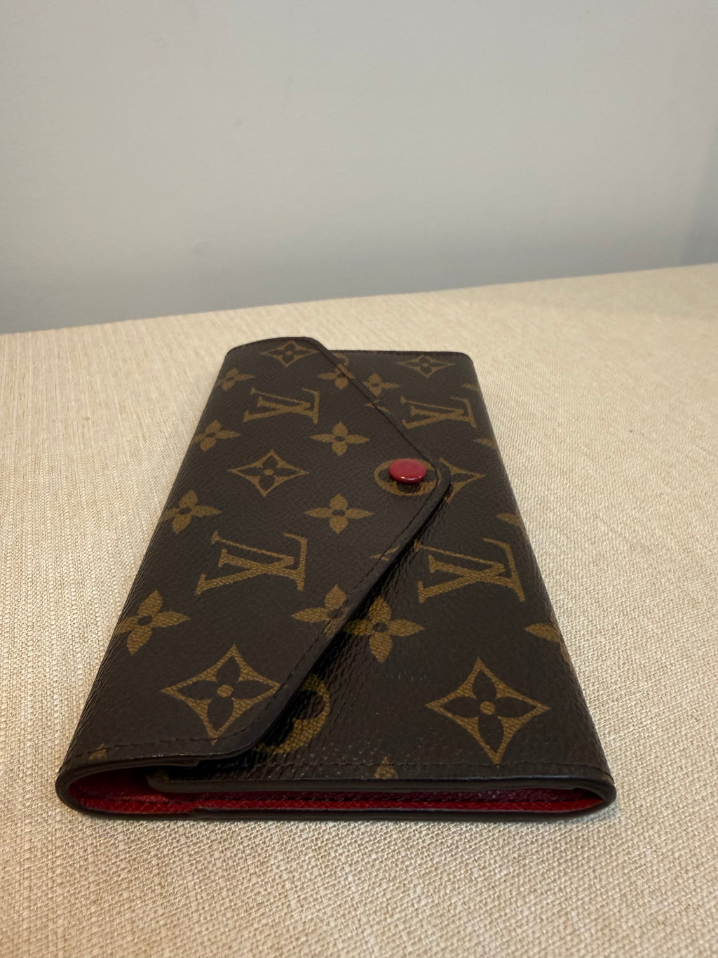 Pre-owned Louis Vuitton Canvas Josephine Wallet 2012