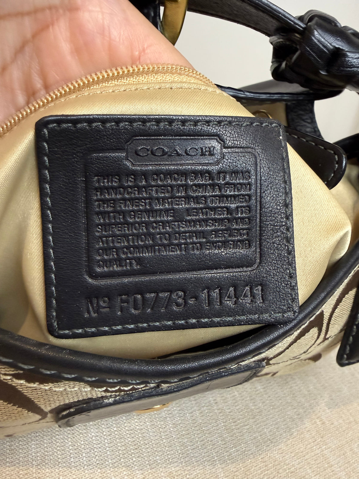Pre-owned Coach Black Bleeker SoHo buckle shoulder bag 2007