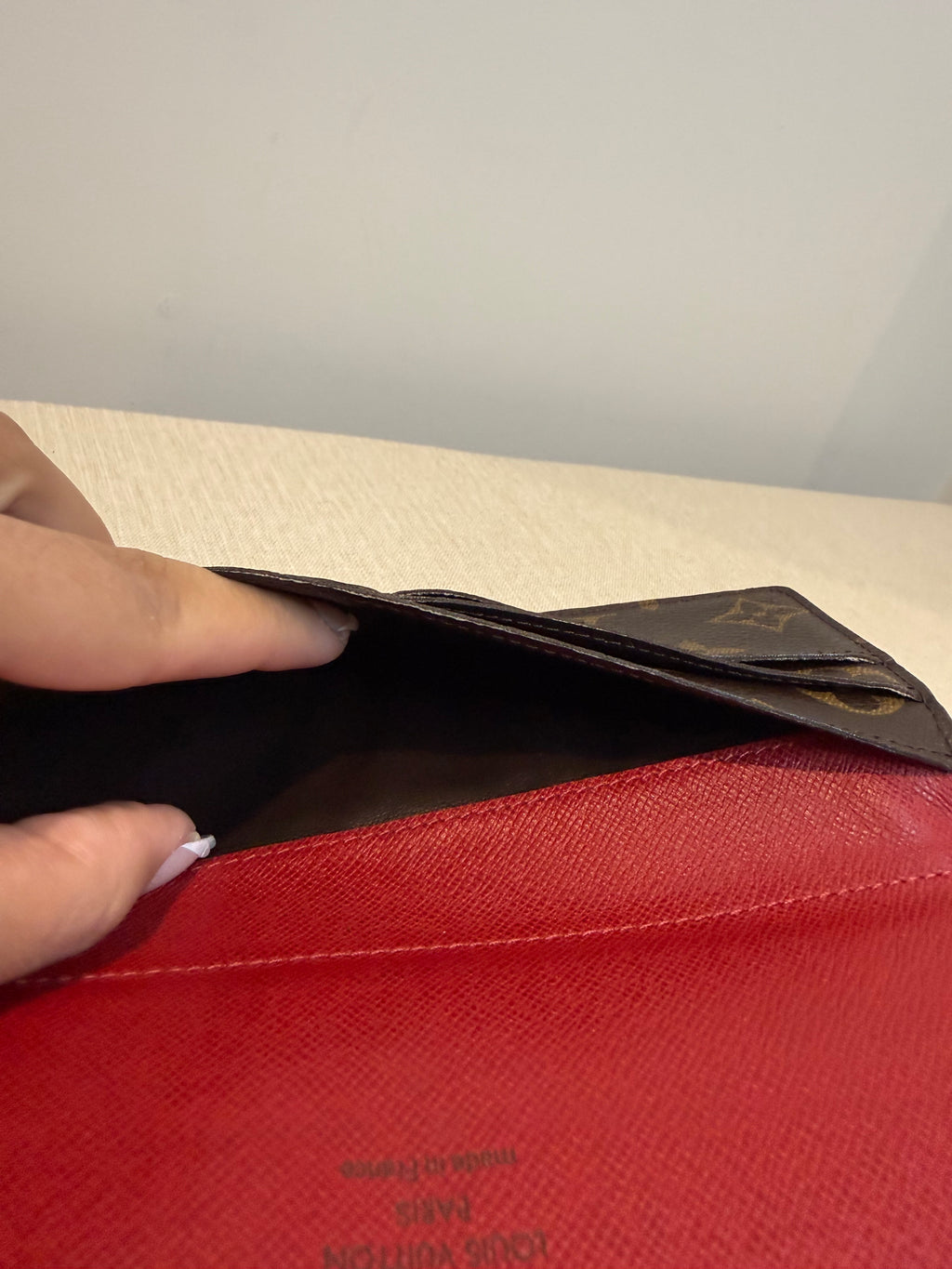 Pre-owned Louis Vuitton Canvas Josephine Wallet 2012