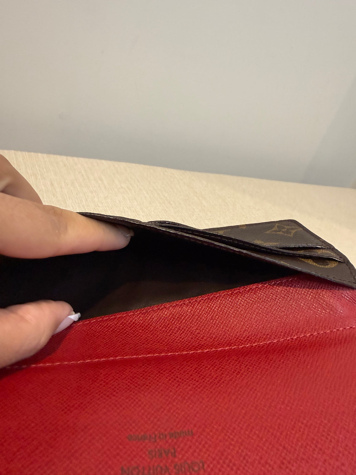 Pre-owned Louis Vuitton Canvas Josephine Wallet 2012
